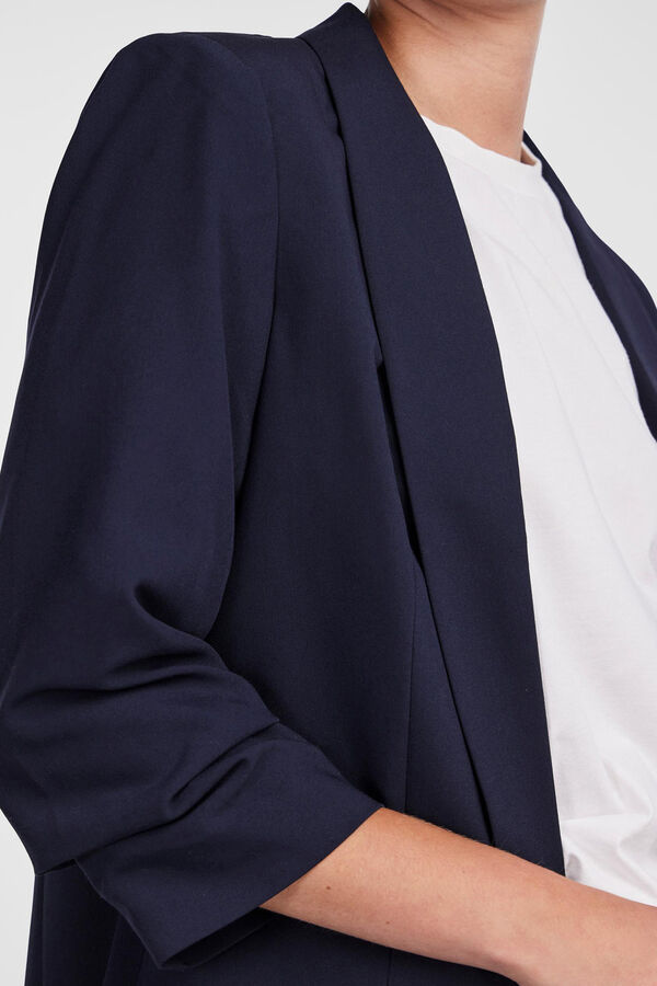 Pieces Blazer con mangas 3/4 azul