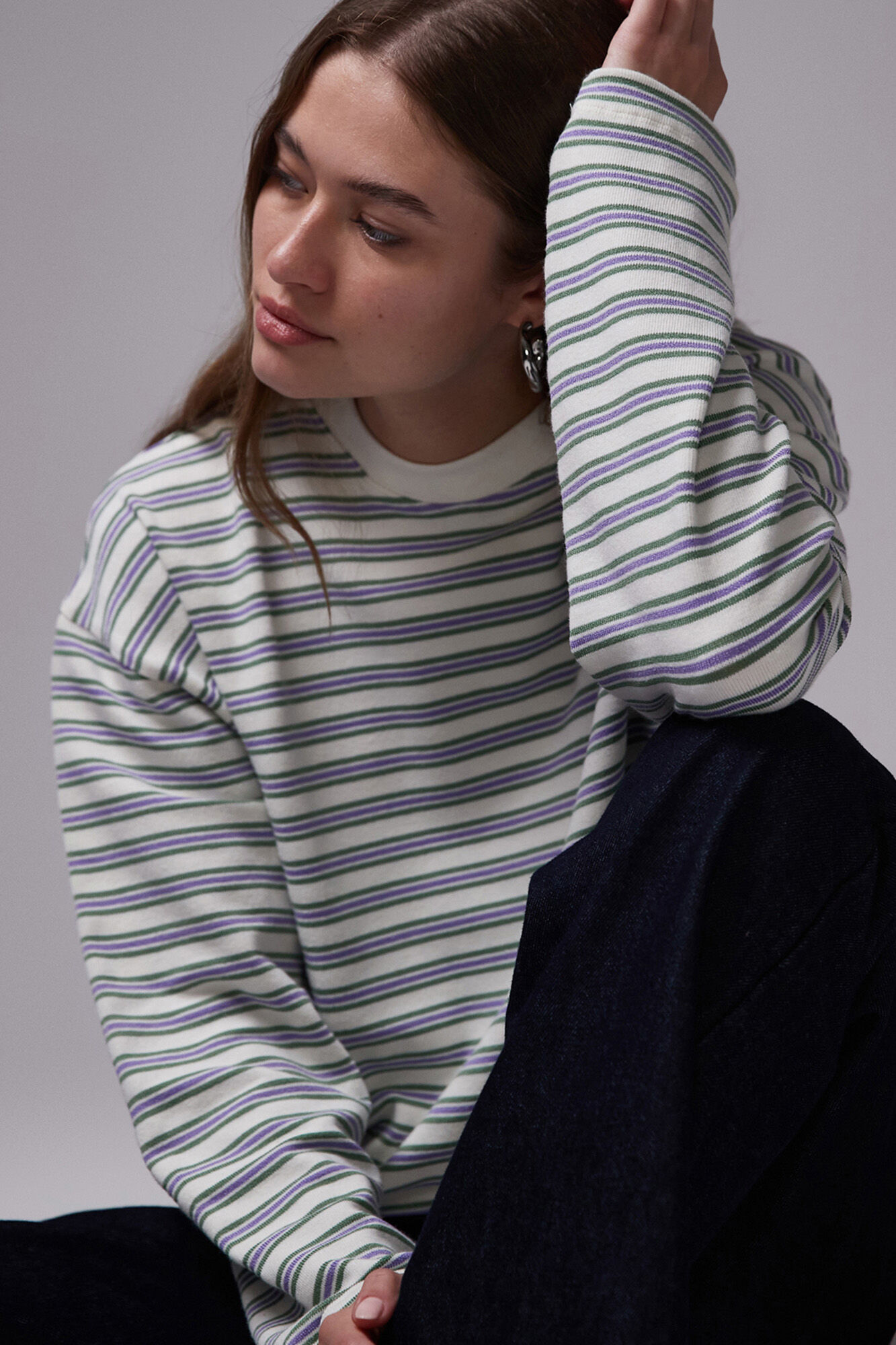 Topshop Camiseta skater de manga larga