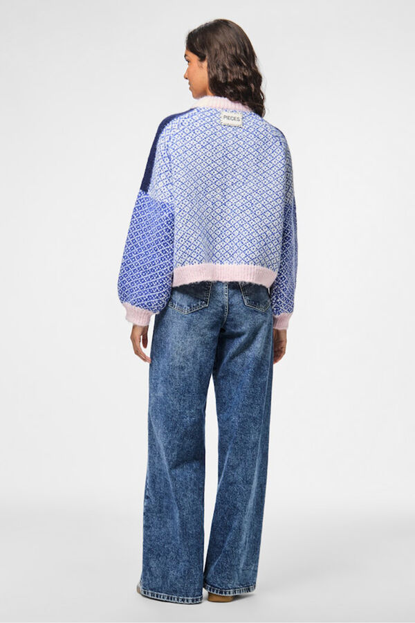 Pieces Jersey punto azul