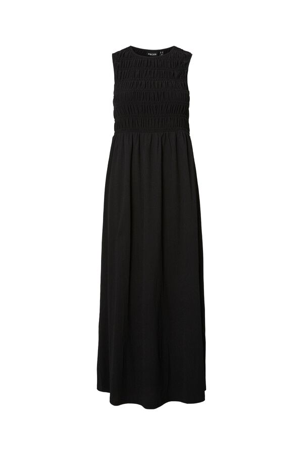 Pieces Vestido largo sin mangas negro