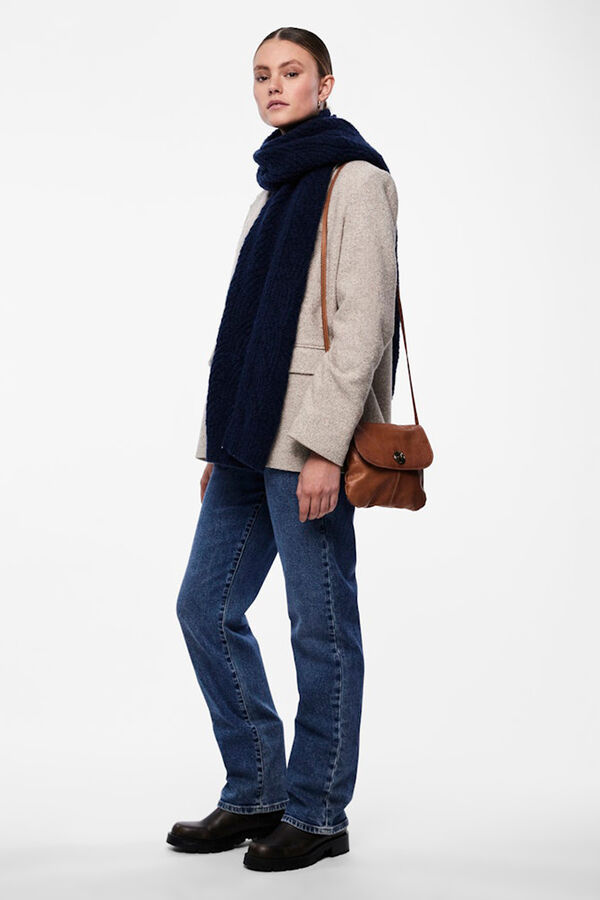 Pieces Bolso bandolera solapa marr&oacute;n