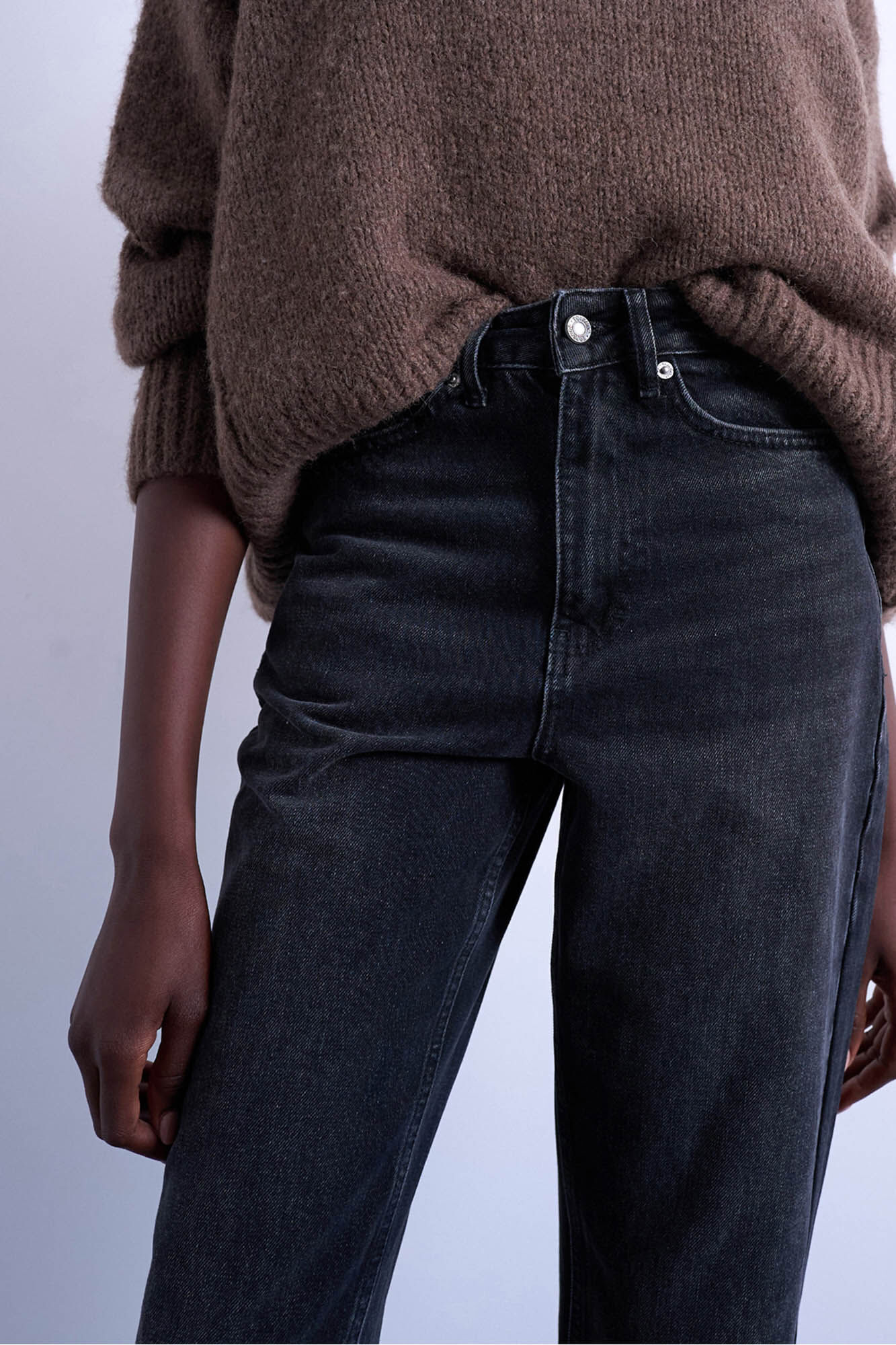 Topshop Jeans de tiro bajo