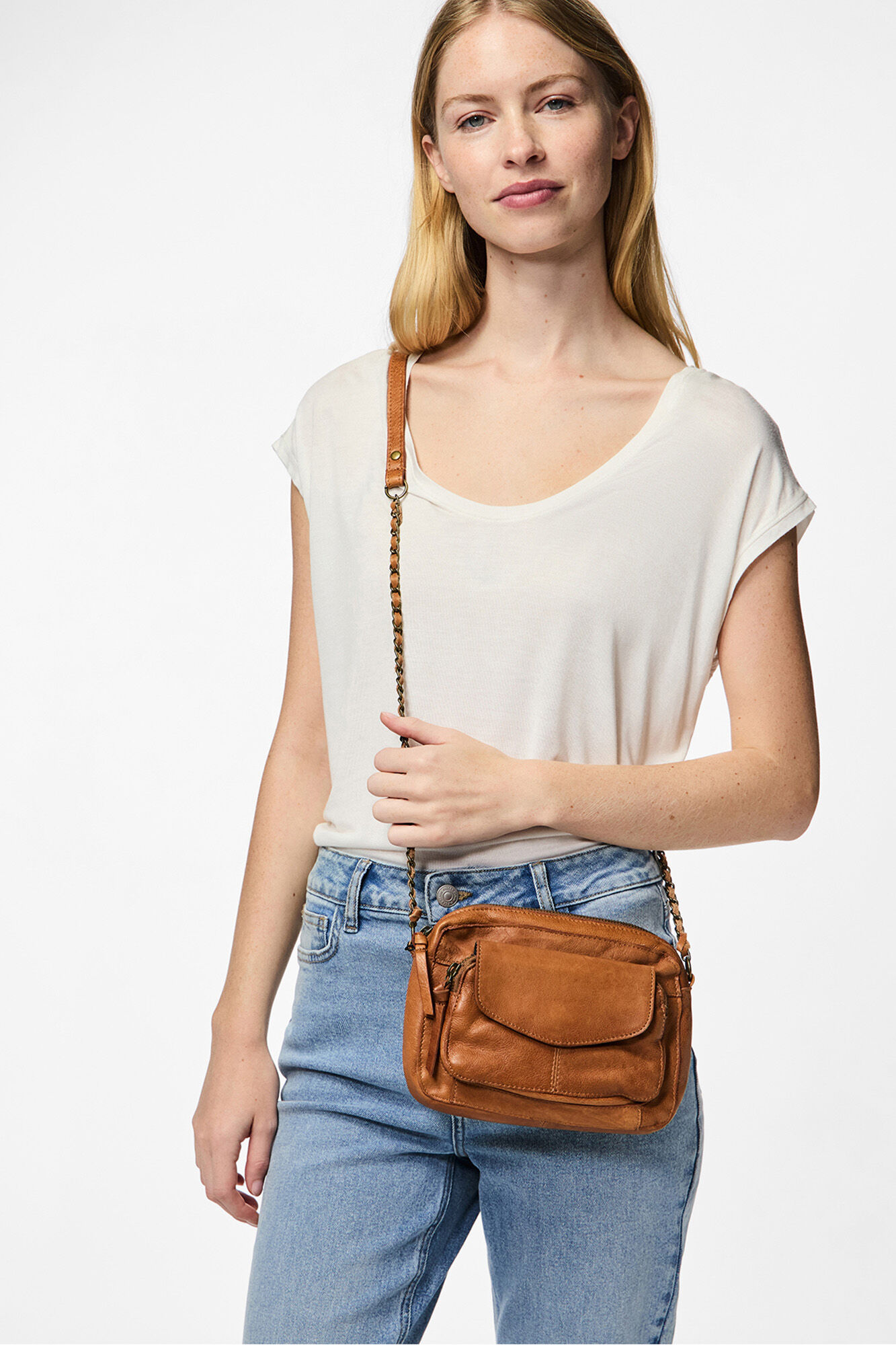 Pieces Bolso bandolera 100% piel