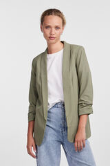 Pieces Blazer con mangas 3/4 verde