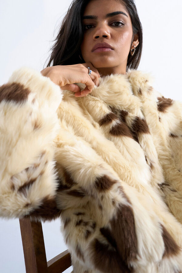 Topshop Chaqueta bomber beige