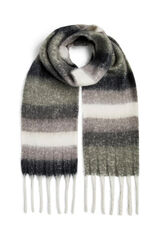 Pieces Bufanda suave con flecos gris