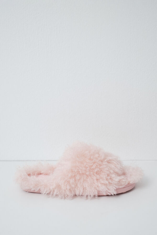 Women'secret Zapatillas casa peluche rosa rosa