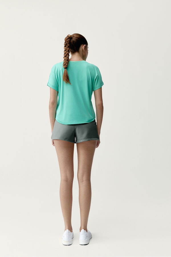 Born Living Yoga Camiseta deportiva Azami verde turquesa turquesa