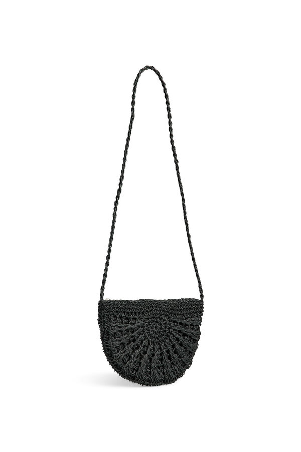 Pieces Bolso Paperstraw con cremallera negro