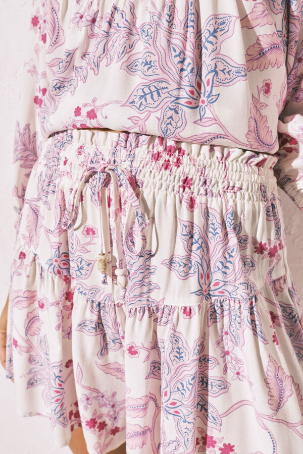 Women'secret Conjunto falda y camisola estampadas estampado