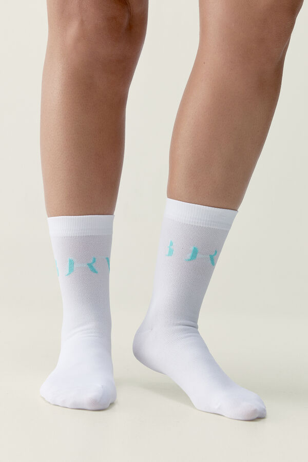 Born Living Yoga Calcetines Acari blanco/verde blanco