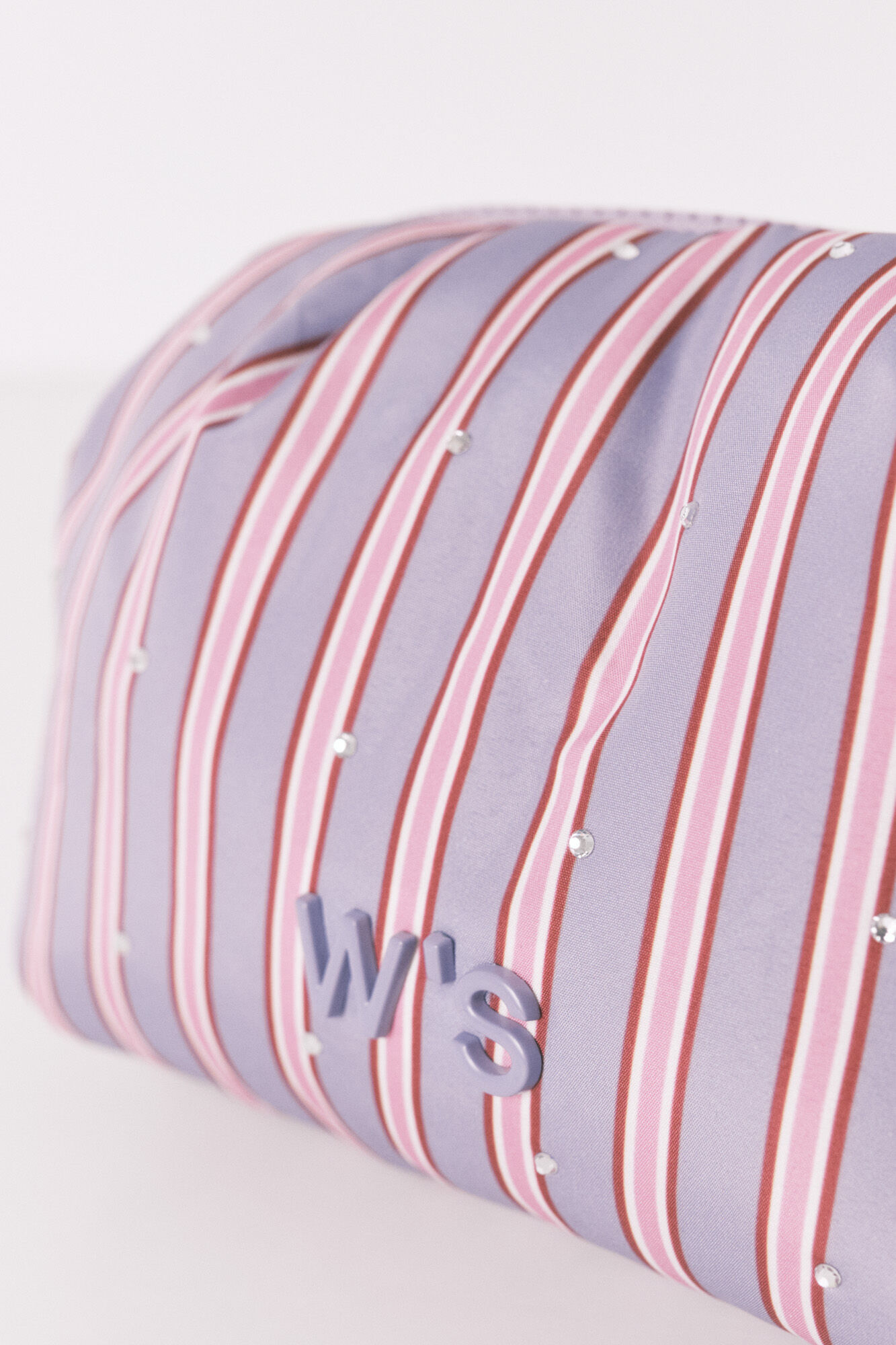 Women'secret Neceser peque&ntilde;o acolchado rayas strass 