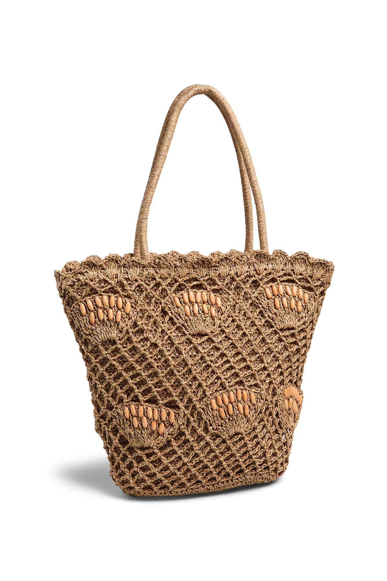 Pieces Shopper Paperstraw cremallera