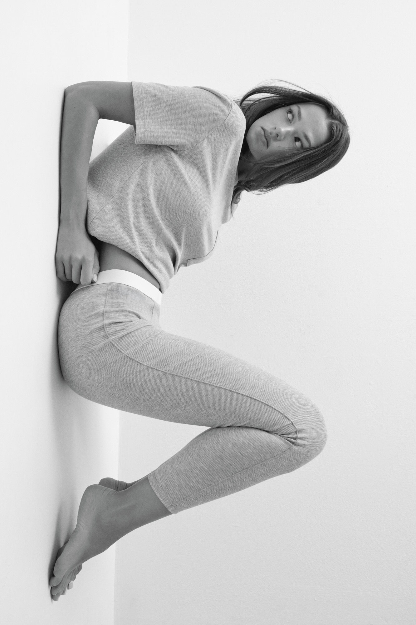 Women'secret Pijama largo camiseta legging gris