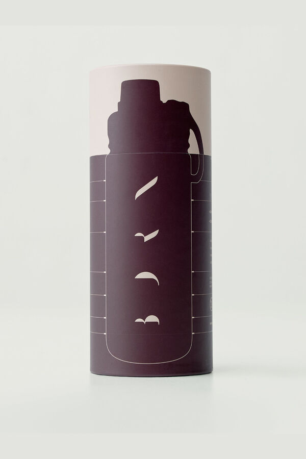 Born Living Yoga Botella t&eacute;rmica Vivaq Verde estampado