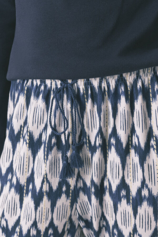 Women'secret Pantal&oacute;n largo estampado boho estampado