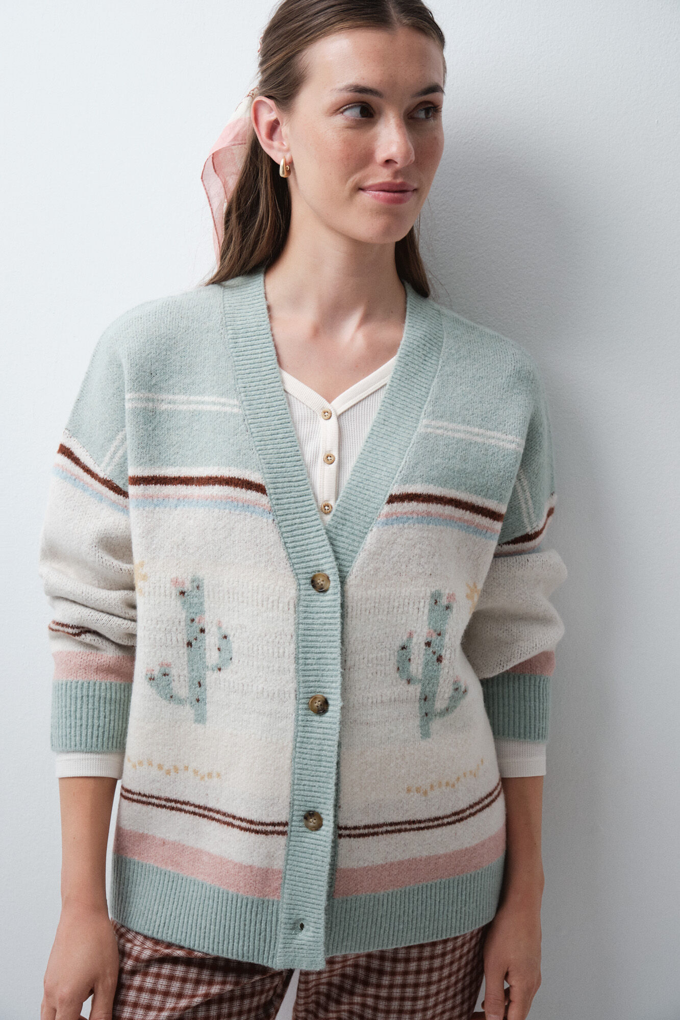 Women'secret Bata corta cardigan tricot