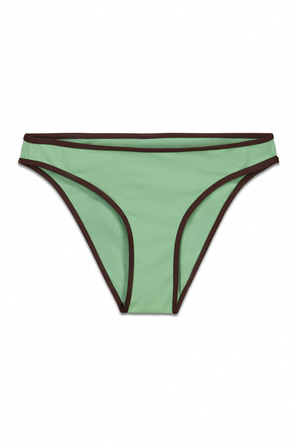 Women'secret Braga bikini cl&aacute;sica contraste verde verde