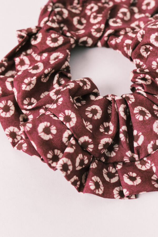 Women'secret Coletero estampado flores granate estampado