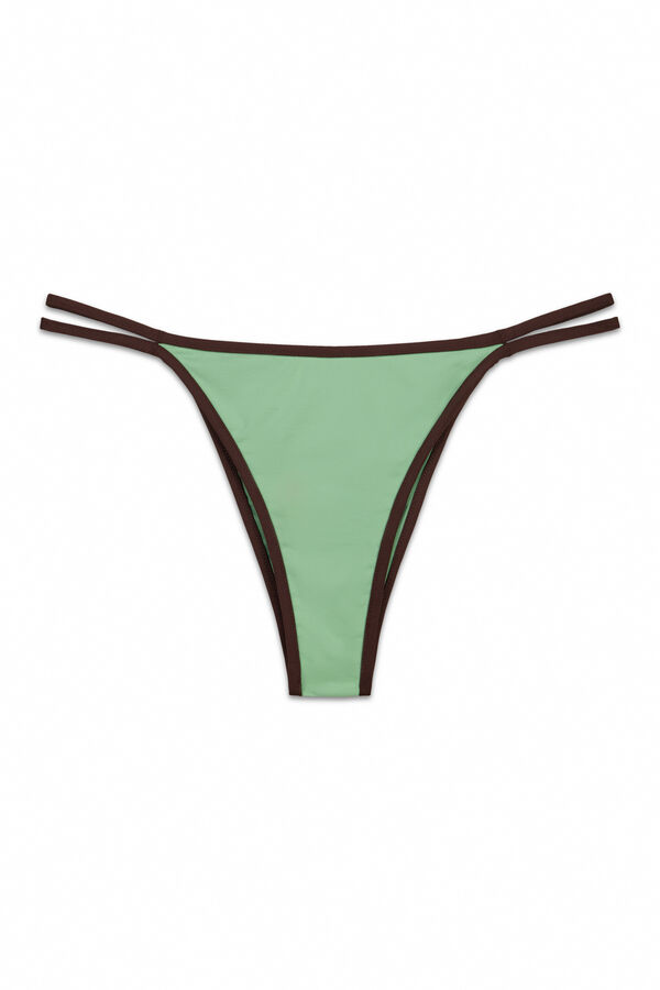 Women'secret Braga bikini basile&ntilde;a tira verde verde