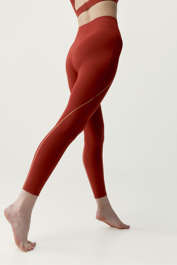 Born Living Yoga Leggings deportivos Brone rojo rojo