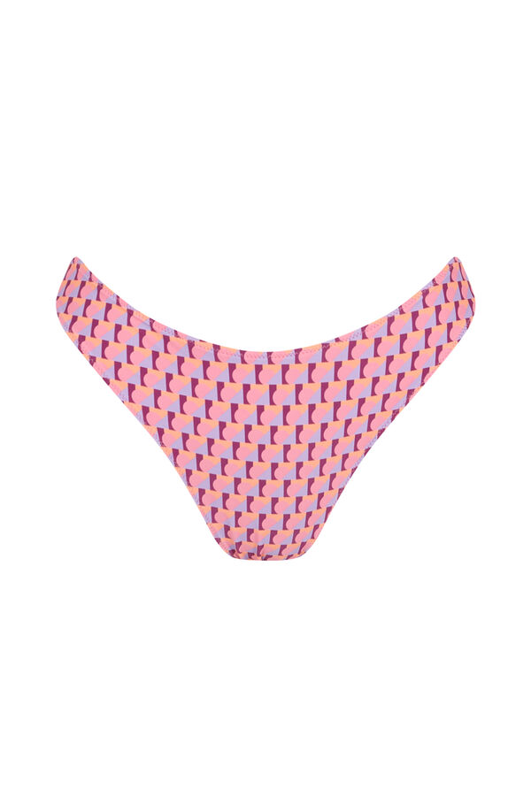 Women'secret Braga bikini brasile&ntilde;a efecto U estampado rosa rosa