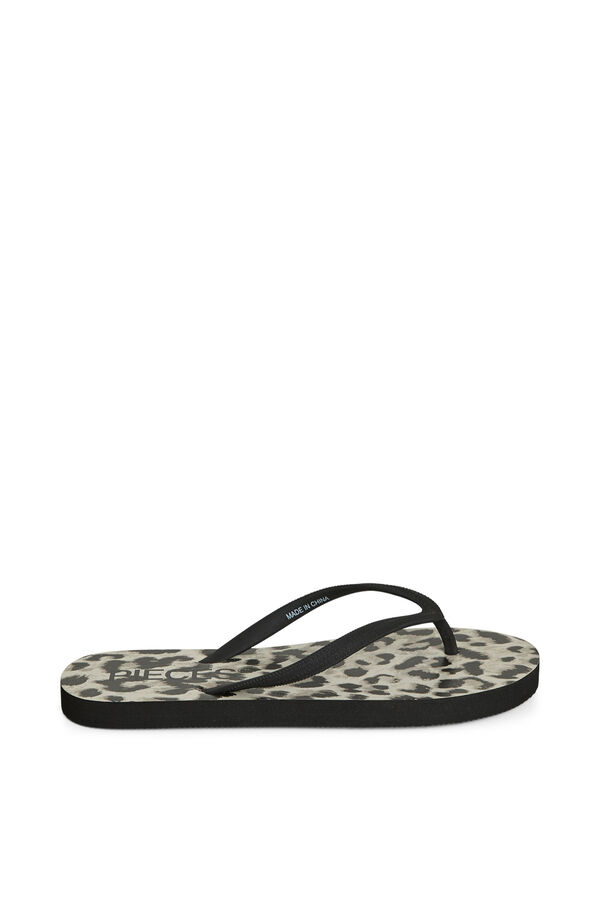 Pieces Chanclas playa  negro