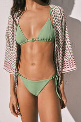 Women'secret Braga bikini brasile&ntilde;a textura crinkle verde verde