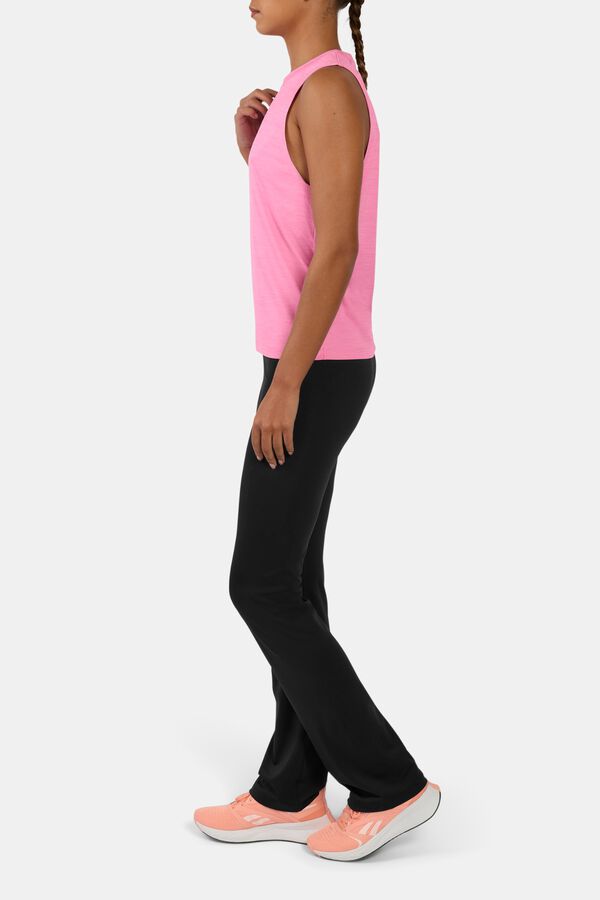 Reebok Camiseta sin mangas entrenamiento rosa