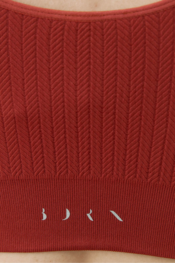 Born Living Yoga Top deportivo Zinara rojo rojo