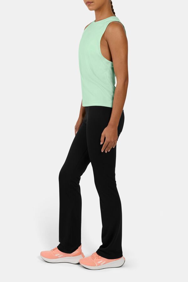 Reebok Camiseta sin mangas entrenamiento verde