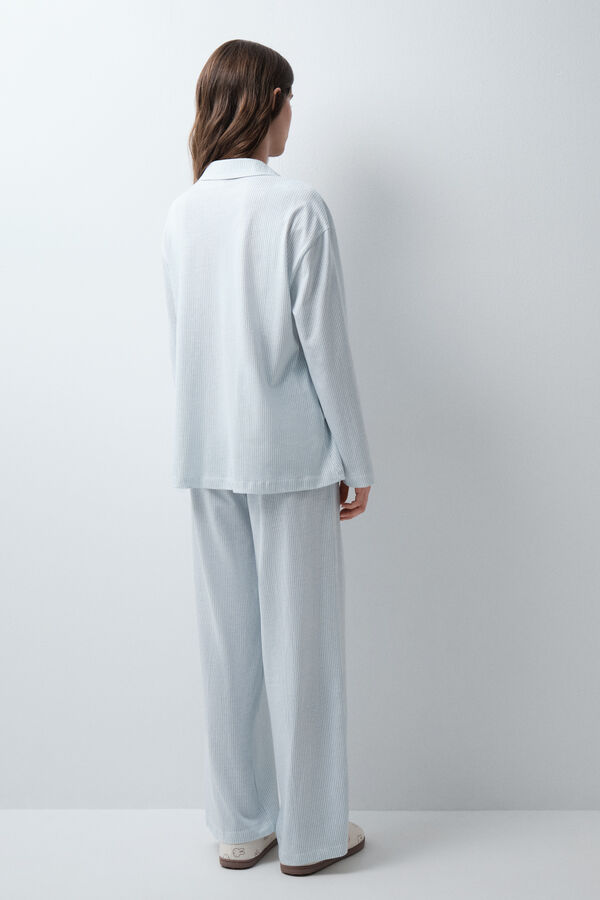 Women'secret Pijama largo camisero rayas Miffy estampado