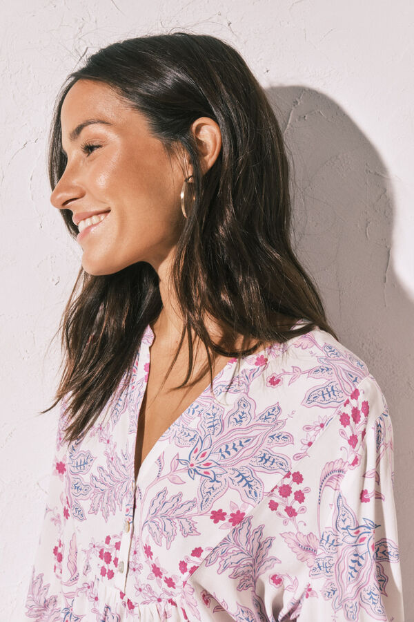 Women'secret Conjunto falda y camisola estampadas estampado