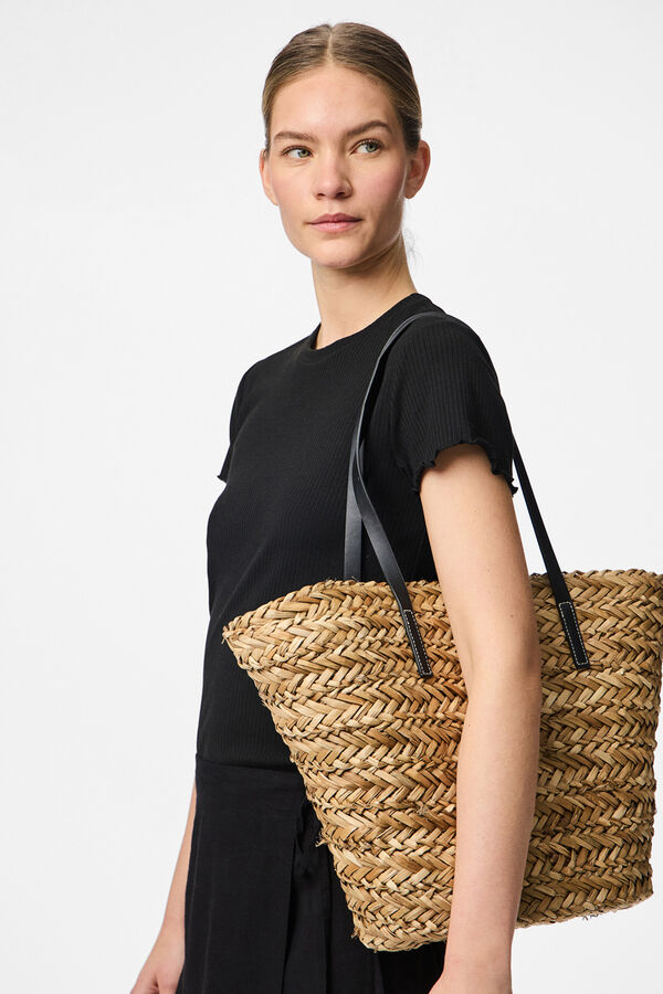Pieces Shopper playa Paperstraw nude