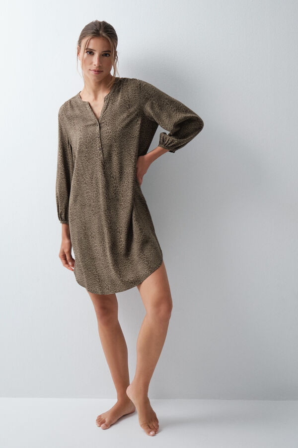 Women'secret Camisola corta animal print estampado