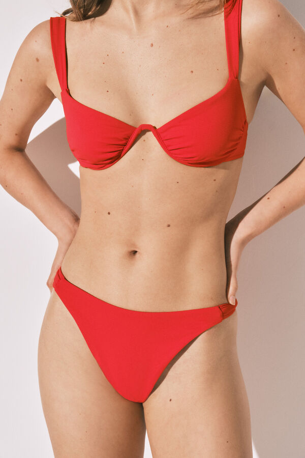 Women'secret Braga bikini roja brasile&ntilde;a tiro alto rojo