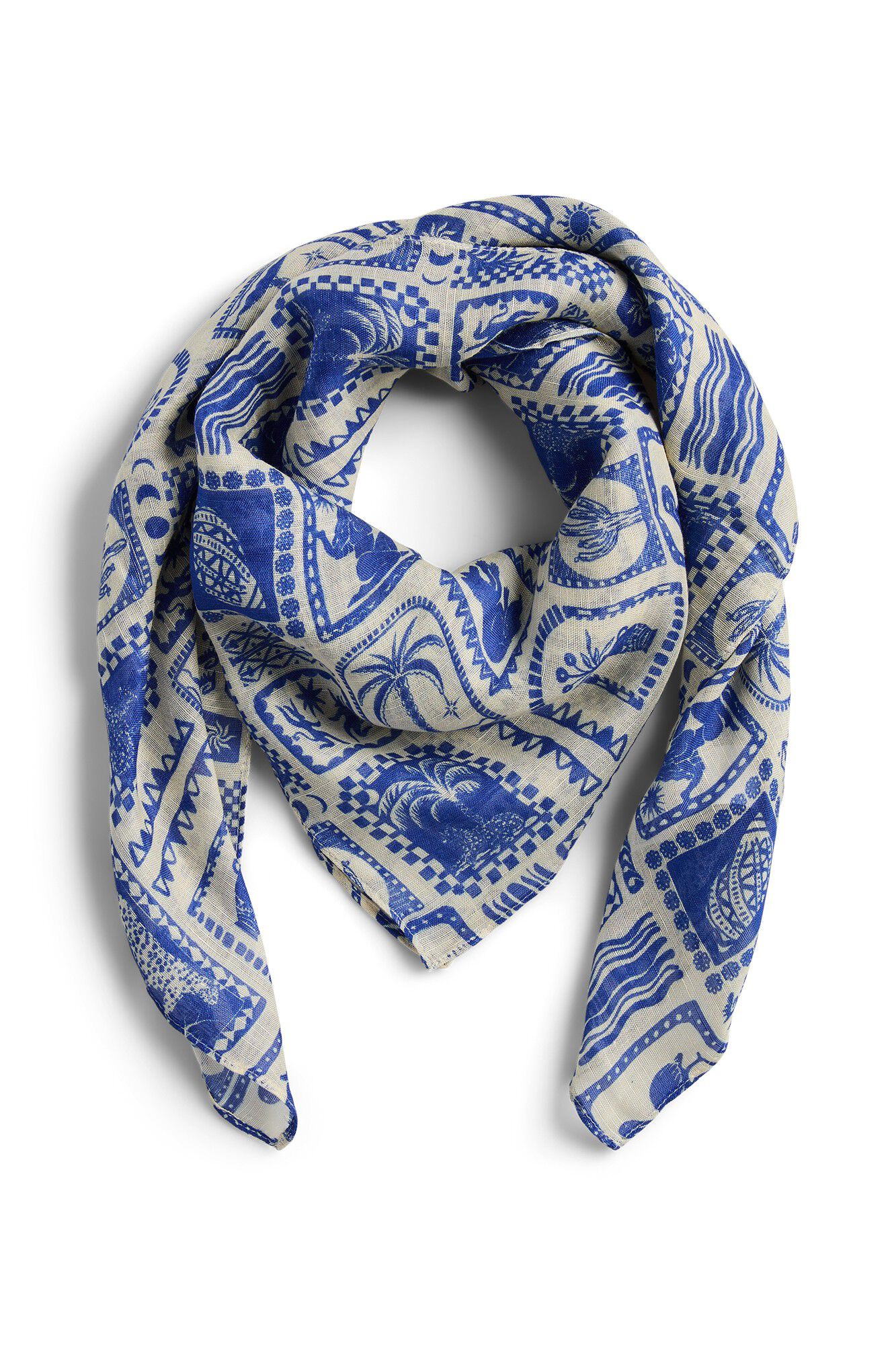 Pieces Pa&ntilde;uelo viscosa ECOVERO&trade; estampado