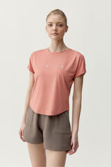 Born Living Yoga Camiseta deportiva Azami coral naranja