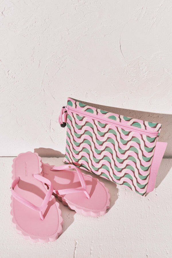 Women'secret Bolsa ba&ntilde;ador- bikini impermeable estampado geom&eacute;trico estampado