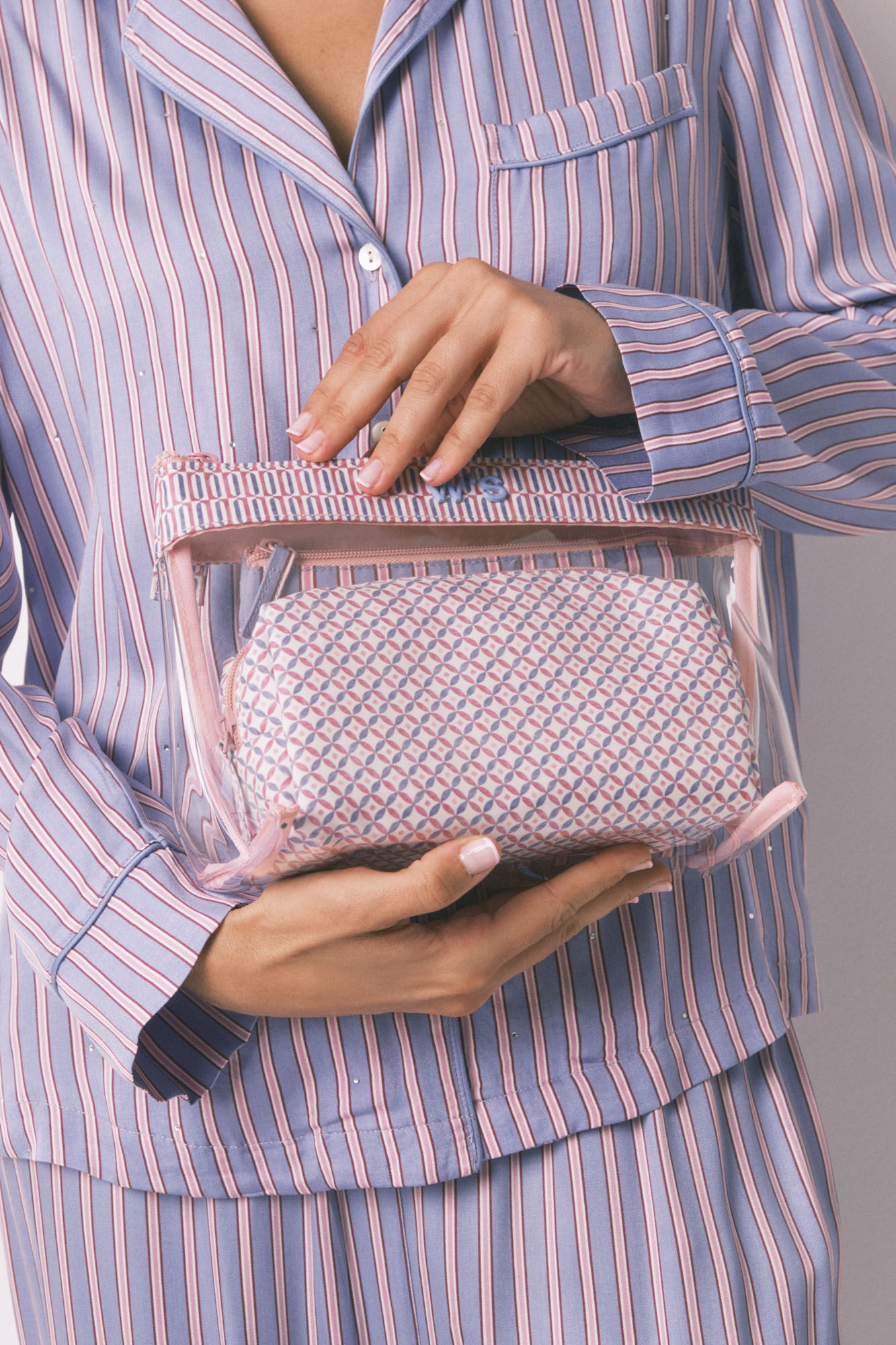 Women'secret Pack 3 neceseres estampado geom&eacute;trico