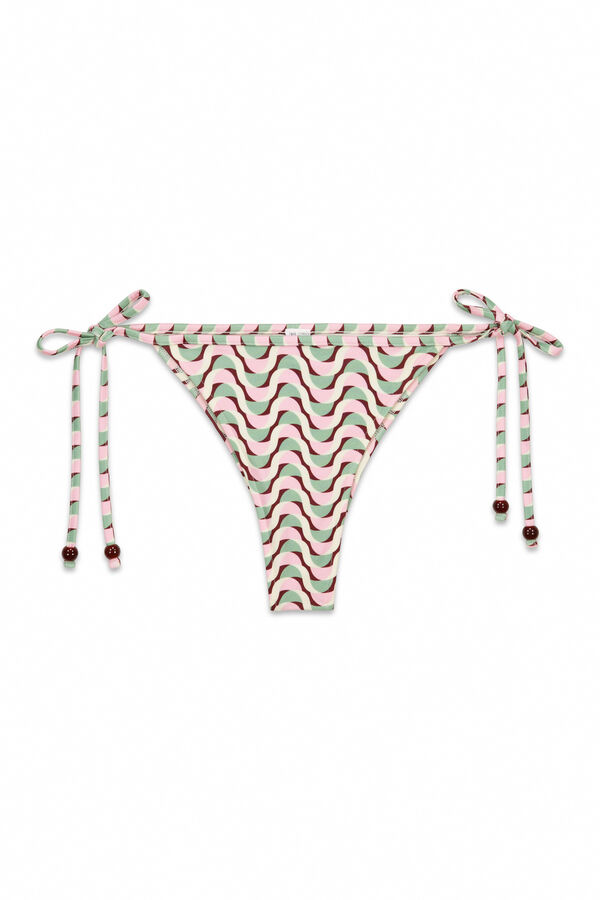 Women'secret Braga bikini basile&ntilde;a estampado geom&eacute;trico estampado