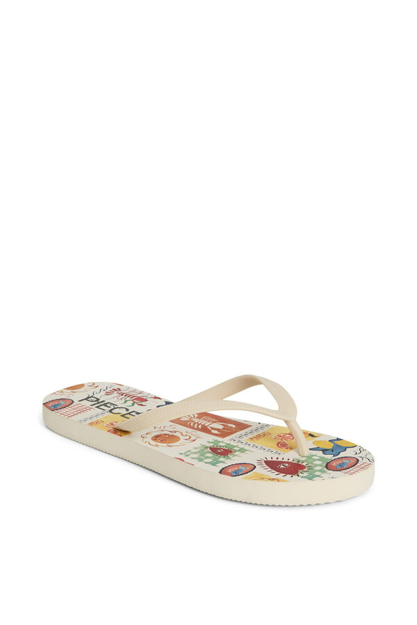 Pieces Chanclas playa  blanco