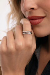 Singularu Pack 2 Anillos Nea Acero gris