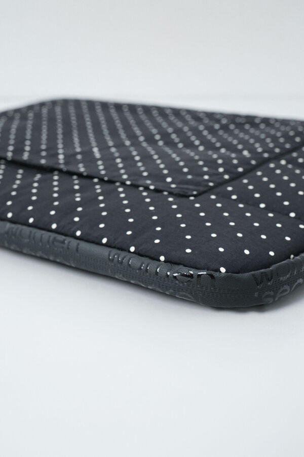 Women'secret Funda ordenador negra lunares negro