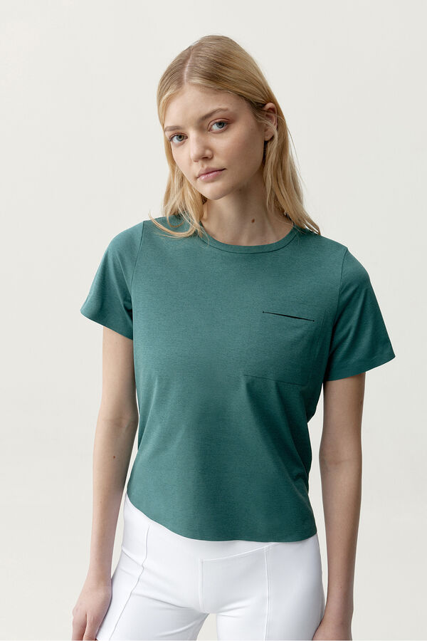 Born Living Yoga Camiseta deportiva Rosella verde kaki