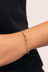 Singularu Pulsera Noche Acero Ba&ntilde;o Oro amarillo