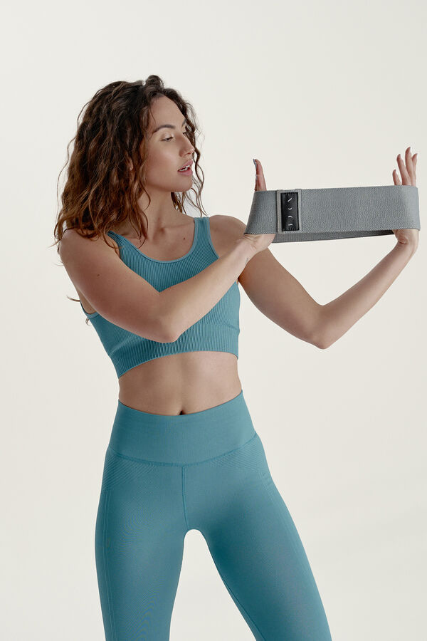 Born Living Yoga Bandas El&aacute;sticas Black & Medium Grey estampado