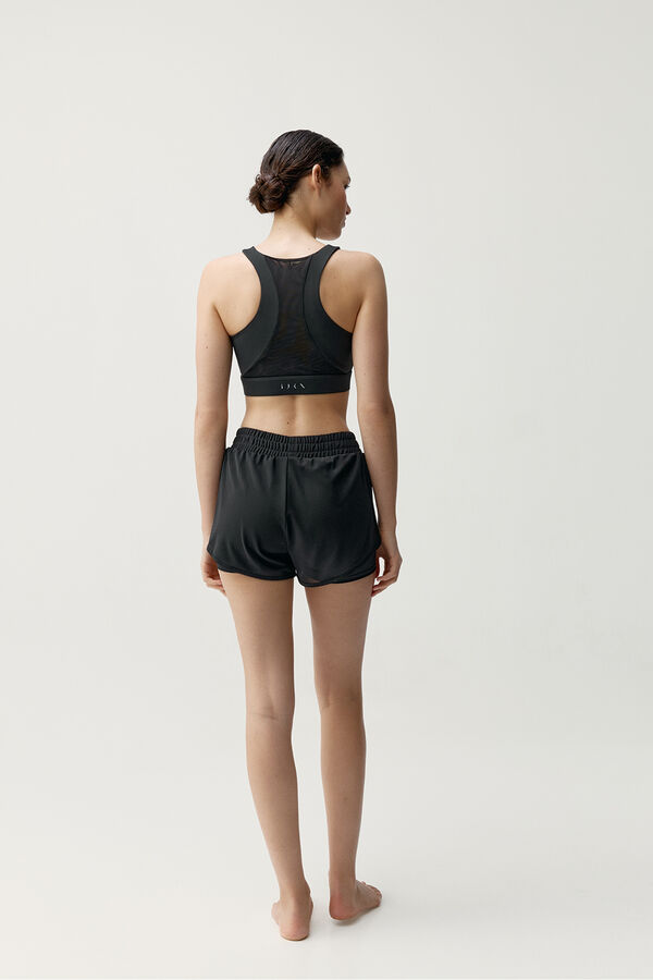 Born Living Yoga Pantal&oacute;n corto deportivo Padma 2.0 Negro negro