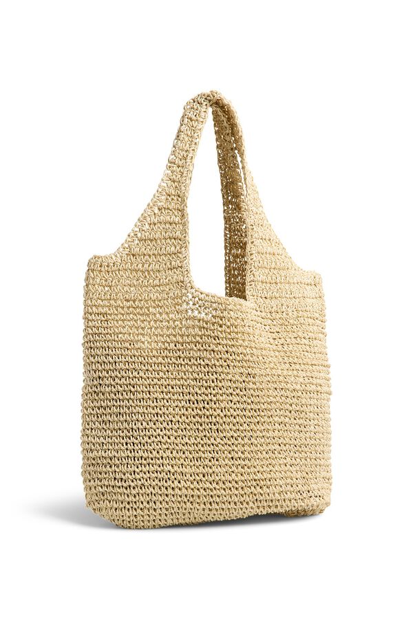 Pieces Shopper Paperstraw playa nude