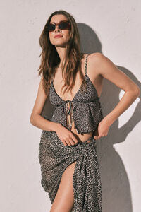 Women'secret Pareo midi animal print